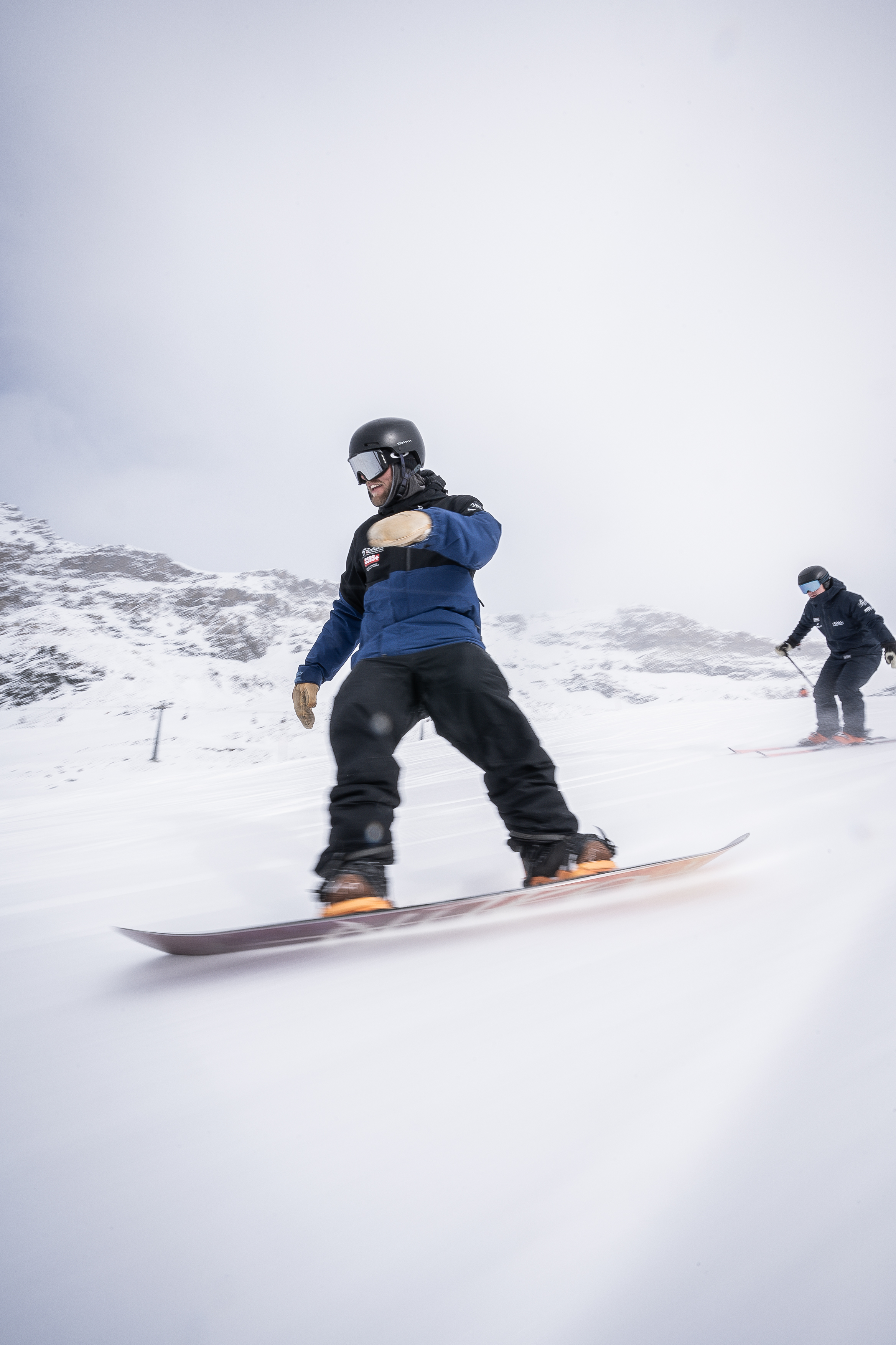 snowboarders in Stoked Snowsport school in Zermatt