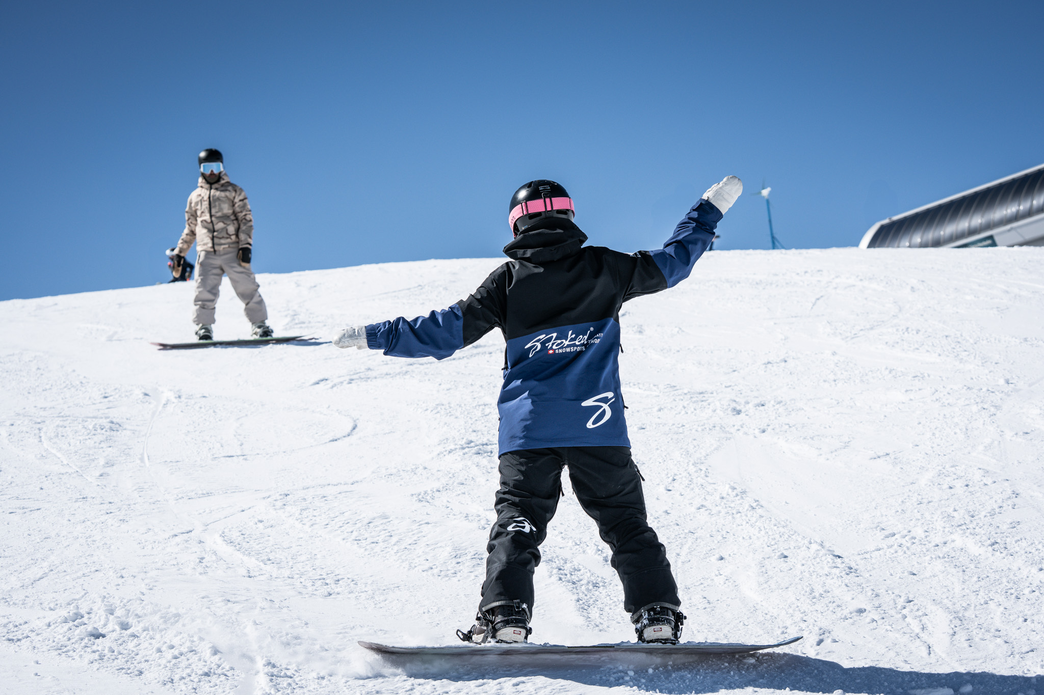 private snowboard lessons for adults in Zermatt