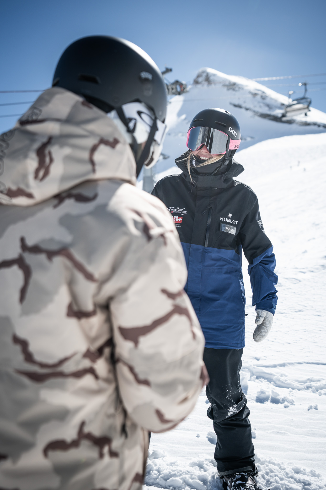 private tailored snowboard lessons, Zermatt