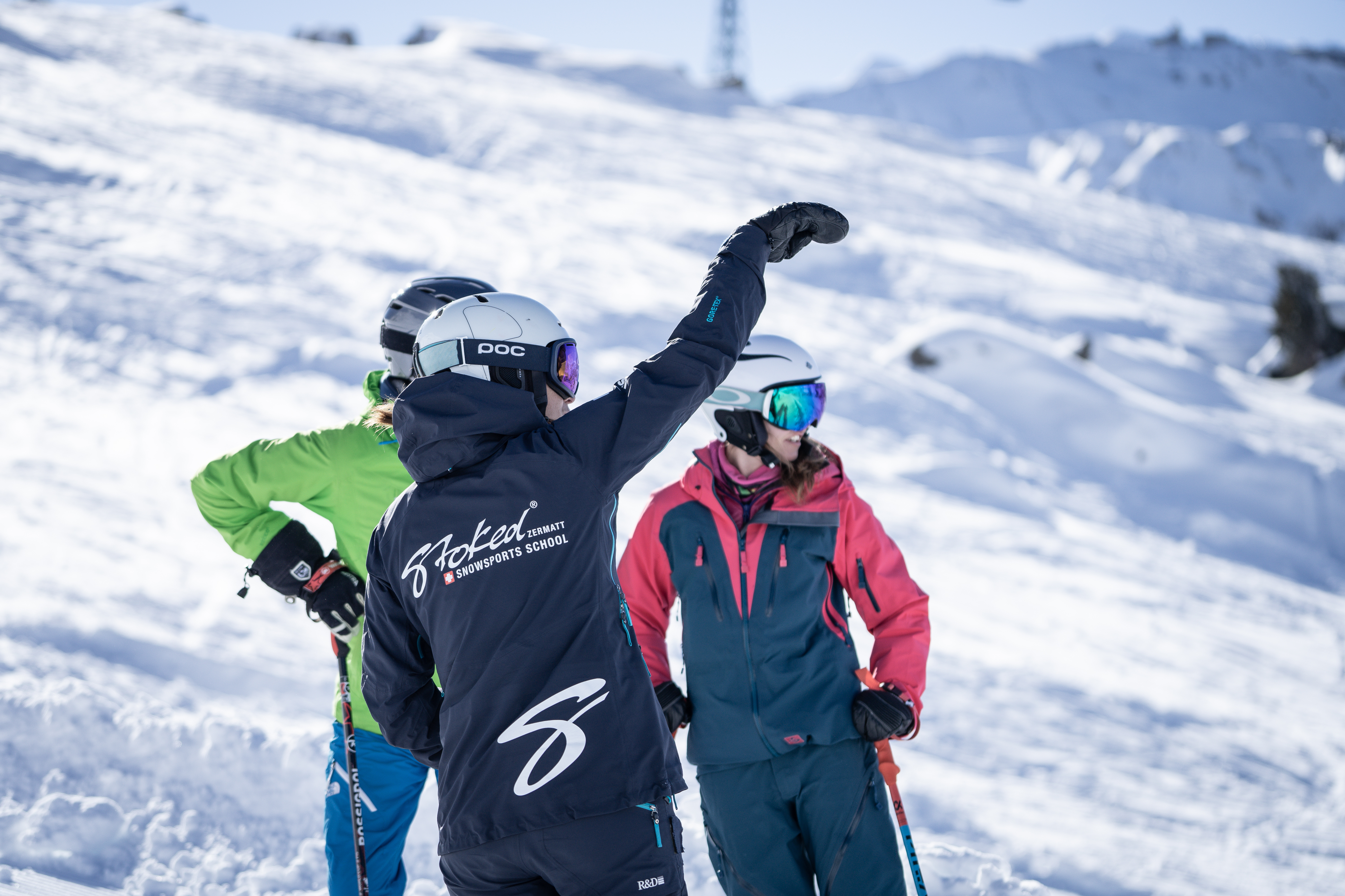 Stoked half day ski lessons Zermatt